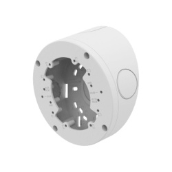 HANWHA VISION SBV-140TMW Caja de conexiones con inclinacion / Aluminio / Diametro Ã˜143.8 x 81.1 mm / Blanco / Compatibilidad Multiple / Peso 450g