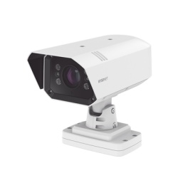 HANWHA VISION TNO-7180RLP Camara Bala IP 3MP con Road IA LPR / Lente Motorizado 6.8 a 120mm / WDR 120dB / H.265 / RanuraSD / Proteccion IP66 IK10 NEMA4X / Reconocimiento de vehiculos Marca modelo y co