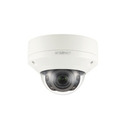 HANWHA VISION XNV-6080R Camara IP Tipo Domo Antivandalico 2MP / Lente Motorizado 2.8-12mm / IR 50M / WDR 150db / H.265 & WiseStream II