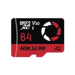 HIKSEMI by HIKVISION HS-TF-E3/64G Memoria MicroSD / Clase 10 de 64GB / Especializada Para Drones Comerciales Camaras de Fotografia y de Video / 180 MB/s Lectura / 150 MB/s Escritura