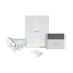 HIKVISION AXHYBRIDPRO-KIT Kit Panel de Alarma Híbrido / 64 Zonas / Teclado LCD con Lector de Tags / Sirena 30W 120 dB / IP65 / Contacto Magnético 2 cm