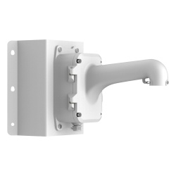 HIKVISION DS-1604ZJ-BOX-CORNER Montaje de Esquina con Caja de Conexión / Compatible Domos PTZ / Aleación de Aluminio y Acero / Carga 10 kg (22 lb) / Adaptador AC 24V 3A / IP para Exterior