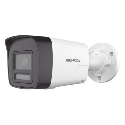 HIKVISION DS-2CD1043G2-LIUF/SL Cámara Bala IP / 4 Megapixel / Dual Light 30 m (98.4 ft) IR + 20 m (65.6 ft) Luz Blanca / Audio Bidireccional / AcuSense Lite / IP67 / PoE