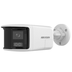 HIKVISION DS-2CD1T63G2P-LIUF/SRB Cámara Bala IP / 6 Megapixel / Smart Hybrid Light 40 m (131.2 ft) / 180° Campo de Visión / Audio Bidireccional / IP67
