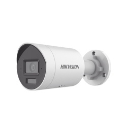 HIKVISION DS-2CD2083G2-LI2U [Dual Light + 2 Microfonos Integrados] Bala IP 8 Megapixel (4K) / Lente 2.8 mm / 40 mts Luz Blanca + 40 mts IR / ACUSENSE / Exterior IP67 / WDR 120 dB / PoE / Micro SD / Me