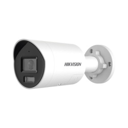 HIKVISION DS-2CD2087G3-LI2UY/SL [Dual Light + ColorVu 3.0 + HikAI] Bala IP 8 Megapixel / Lente 2.8 mm / 40 mts IR + Luz Blanca / 2 Microfonos Integrados / Exterior IP67 / Estrobo Luz Blanca / WDR 130