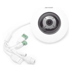 HIKVISION DS-2CD2955G0-ISU Mini Cámara Fisheye IP / 5 Megapixel / Panorámica 180°-360° / IR 8 m (26.2 ft) / Audio Integrado / PoE / Alarmas I/O - Img 2