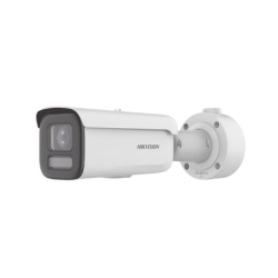 HIKVISION DS-2CD3646G2HT-LIZS Bala IP 4 Megapixel / Lente Mot. 2.7 a 13.5 mm / Dual Light (60 mts IR + 60 mts Luz Blanca ) / Darkfighter S / Exterior IP67 / IK10 / WDR 130 dB / 4 Analiticos: AcuSense