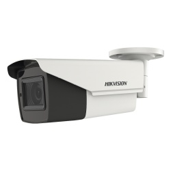 HIKVISION DS-2CE19U1T-AIT3ZF Cámara Bala TURBOHD / 8 Megapixel 4K / Lente Motorizado 2.7-13.5 mm / IR EXIR 80 m (262.5 ft) / IP67 / dWDR / Multiformato TVI-AHD-CVI-CVBS