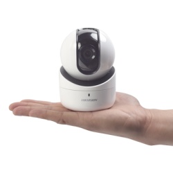 HIKVISION DS-2CV2Q01FD-IW Mini Domo PT IP 1 Megapixel / Interior / 5 mts IR / dWDR / MicroSD / Bocina y Microfono Integrado / Uso Residencial / Lente 2.8 mm