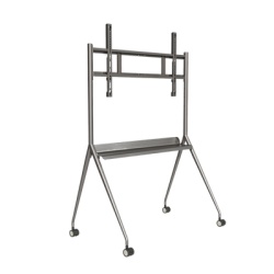 HIKVISION DS-D5ABKY2-B Montaje de Piso Movil para Pantallas de 86" y 98" / Compatible con VESA / Incluye Soporte para Pantalla