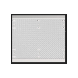 HIKVISION DS-K3B631TX-BASE650-S Base PRINCIPAL para Torniquetes de la Serie DS-K3B631 / 1 Carril de 65 cms