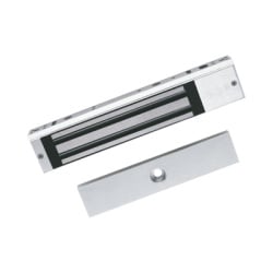 HIKVISION DS-K4H258S Chapa Magnetica de 617 Lbs (280 Kg) / Montaje en Puerta Normal o de Vidrio / Certificado CE / Uso en Interior / Indicador LED / Magnetismo Anti-residual