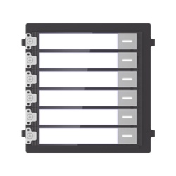 HIKVISION DS-KD-KK Modulo de Botones Para Videoportero Modular / Llamada de un solo Toque / Soporta Hasta 6 Monitores Principales