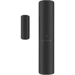 HIKVISION DS-PDMC-EG2-WB(B)/BLACK Contacto Magnético Inalámbrico / 2 Zonas Cableadas Adicionales / Comunicación Bidireccional 433 MHz / Montaje en Superficies Metálicas / Color Negro