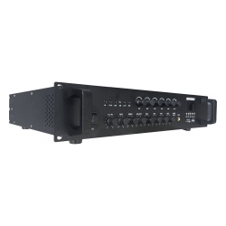 HIKVISION DS-QAE0A240G1-VB6/110 Amplificador de Audio / 240 W / 6 Zonas Independientes / Bluetooth / USB / SD / 70V / 100V / Montaje en Rack