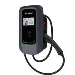 HIKVISION DS-TMP102-A1(H)(7KW)(5M)(AP) Estación de Carga para Vehículos Eléctricos / 7 kW / 32 A / Conector GB/T / Pantalla LCD 4.3 in (10.9 cm) / Wi-Fi y Bluetooth / IP65 / Cable 5 m (16.4 ft)