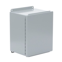 HOFFMAN A12108CH Gabinete de Bisagra Continua NEMA 12; IP66 de Uso en Intemperie 305 x 254 x 203 mm De Acero Color Gris