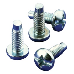 HOFFMAN AS1032B Kit de 20 Tornillos #10-32 x 0.75 Para Uso con Rieles de Tornillo Directo o Tuerca Enjaulada de Acero Color Negro