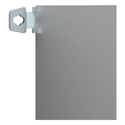 HOFFMAN AW41 Soporte de Montaje en Pared para Gabinetes NEMA / Brackets Externos AW / Acero Suave Zincado 3 mm / 36x76x21 mm (1.42x2.99x0.83 in) / Incluye 4 Unidades con Accesorios / Mantiene Protecci