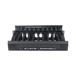 HOFFMAN DCHS2 Organizador de Cables Horizontal CableTek Sencillo (Solo Frontal) Para Rack de 19in 2 UR
