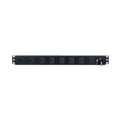 HOFFMAN DP1N191015S PDU Basico de Montaje en Rack Con 10 Salidas NEMA 5-15R y Proteccion Contra Sobretensiones Enchufe de Entrada NEMA 5-15P de 19in 1UR 15 Amp 120 Vca