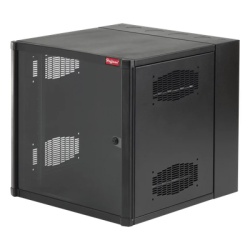 HOFFMAN EWMW362425 Gabinete AccessPlus de 19 UR Montaje en Pared de 19in Rieles Numerados y Roscados #10-32 Puerta con Ventana de Seguridad 600 mm de Ancho 637 mm de Profundidad Color Negro