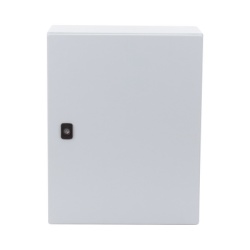 HOFFMAN MAS0504026R5 Gabinete de Uso Exterior MAS 500 x 400 x 260 mm NEMA 4/12/13; IP66; IK10 de Acero Dulce 1.5 mm con Platina de Montaje Incluida Color Gris Claro