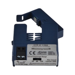 HONEYWELL BMS CTP-10V-120A Transductor de corriente tipo nucleo partido con salida 0-10 Vdc y rangos seleccionables de 30 60 o 120 A