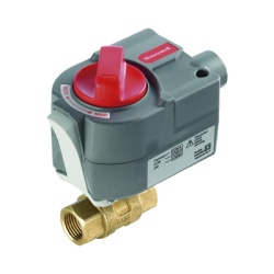 HONEYWELL BMS VBN2C054.00PA+MVN713A0000 Valvula de control tipo bola roscada VBN de 1"