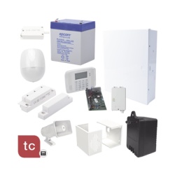 HONEYWELL HOME RESIDEO VISTA48ECO-GSM Kit VISTA-48 / comunicador GSM LTE-XA / sensor de movimiento + 2 contactos + sirena 30 W / hasta 48 zonas / 1 año Total Connect
