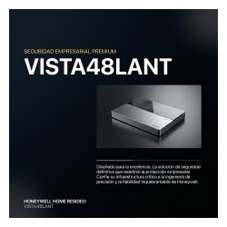 HONEYWELL HOME RESIDEO VISTA48LANT Panel de alarma VISTA-48LA / Gabinete y teclado 6160RF con receptor / 48 zonas / 3 particiones / 40 inalámbricas 5800 / IP-4G con módulo opcional - Img 2