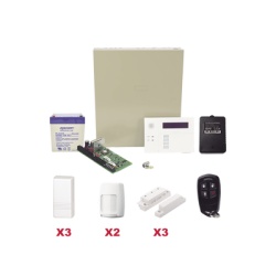 HONEYWELL HOME RESIDEO VISTA48LAPLUS/6160RF Kit inalambrico / Panel VISTA48LA con teclado 6160RF receptor inalambrico / 3 contactos 5816 / 2 PIR 5800PIR / 1 Llavero inalambrico Bateria y Transformador