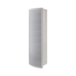 HONEYWELL PAVA L-POM40A Altavoz Tipo Columna para Exterior Configurable a 40 20 10 o 5 Watts Color Blanco Fabricado en Aluminio
