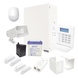 HONEYWELL VISTA48/6150TBCMS Kit de panel de alarma hibrido de 8 a 48 zonas con teclado de palabras fijas y sensores alambricos