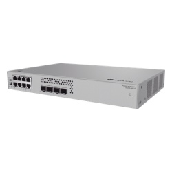 HUAWEI S220S-8P4JX Switch de Acceso eKit Administrable / Capa 2 / 8 Puertos PoE+ Gigabit + 2 SFP + 2 SFP+ / PoE Perpetuo / Presupuesto PoE 128 W / Sin licenciamiento