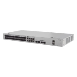 HUAWEI S310-24ST4X Switch de Distribucion/Core Gigabit Administrable Capa 3 / 24 puertos 1GE SFP ( Combo con 8 Puertos 10/100/1000 Mbps) / 4 Puertos 10GE SFP+ Uplink / ERPS / Rutas Estaticas / iStack