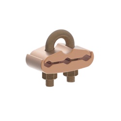 HUBBELL BURNDY HUB-GK-6426 Conector Mecanico para 3 Cables para Calibre 4 AWG - 2/0 AWG a Tuberia de 3/8" o Varilla 5/8" - 3/4" Perno 3/8".