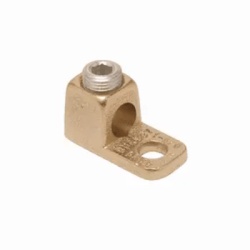 HUBBELL BURNDY HUB-KA4C Conector de Cobre con tornillo de fijacion para cable calibre 14 - 4 AWG y Tornillo de 1/4".