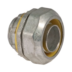 HUBBELL HUB-3402DC Conector recto metalico para tuberia liquidtight de 1/2" (13 mm).