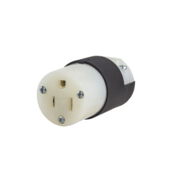 HUBBELL HUB-HBL-5269-C Conector Entrada Recta/ 15A 125V/ 2 Polos 3 Hilos/ Nema 5-15R/ Grado Industrial- Comercial.