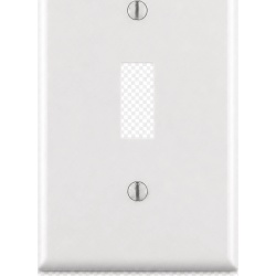 HUBBELL HUB-P1W Placa para Interruptor de Palanca / Color Blanco.