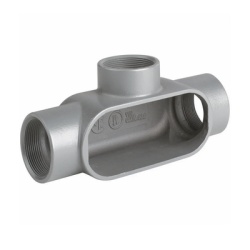 HUBBELL HUB-T27-SA Caja Condulet Tipo T de 3/4" / Aluminio libre de Cobre.