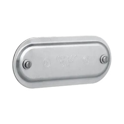 HUBBELL KILLARK HUB-370-SA Tapa de Aluminio para Condulet Ovalada de 1".