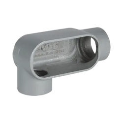 HUBBELL KILLARK HUB-LR37-SA Caja Condulet Tipo LR de 1" / Aluminio libre de Cobre.