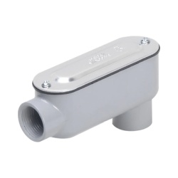 HUBBELL TAYMAC HUB-RLB-050 Caja Condulet tipo LB de 1/2" (12.7 mm) / Con tapa y empaque.