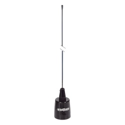 HUSTLER LMB-150 Antena Movil VHF en Color Negro Resistente a la corrosion 3.4 dB de ganancia 148-174 MHz.