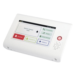 IBERNEX NX1021 Terminal Inteligente para Habitacion Hospitalaria / Pantalla Tactil 7" / RFID 125 kHz / VoIP SIP / PoE IEEE 802.3af / Bus RS485 / Carcasa Antibacteriana