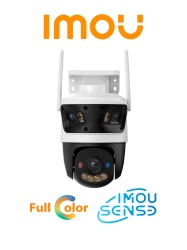 IMOU IMO0150008 IMOU Cruiser Triple 11MP (IPC-S7UN-11M0WED ) - Camara IP PT Triple Wifi Smart Color 11MP con 2 lentes Fijos de 3 Megapixeles Lente PT 5 Megapixeles / Dual SD 512GB c/u / Disuasion Act