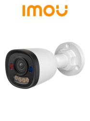 IMOU PS5E 5MP - Cámara Bullet IP de 5 Megapixeles/ Lente Fija 2.8mm/ Aurora Smart Color/ Iluminación 30 Mts/ Audio Bidireccional/ Detección de Personas y Vehículos/ Soporta MicroSD 512GB/ AOR mode / PoE/ IP67/ H.265